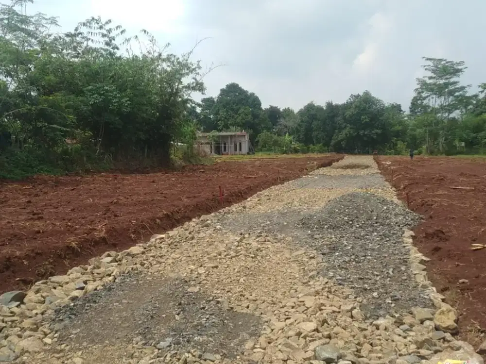 Tanah kavling siap bangun ,Bogor 9 menit jl Raya Bomang