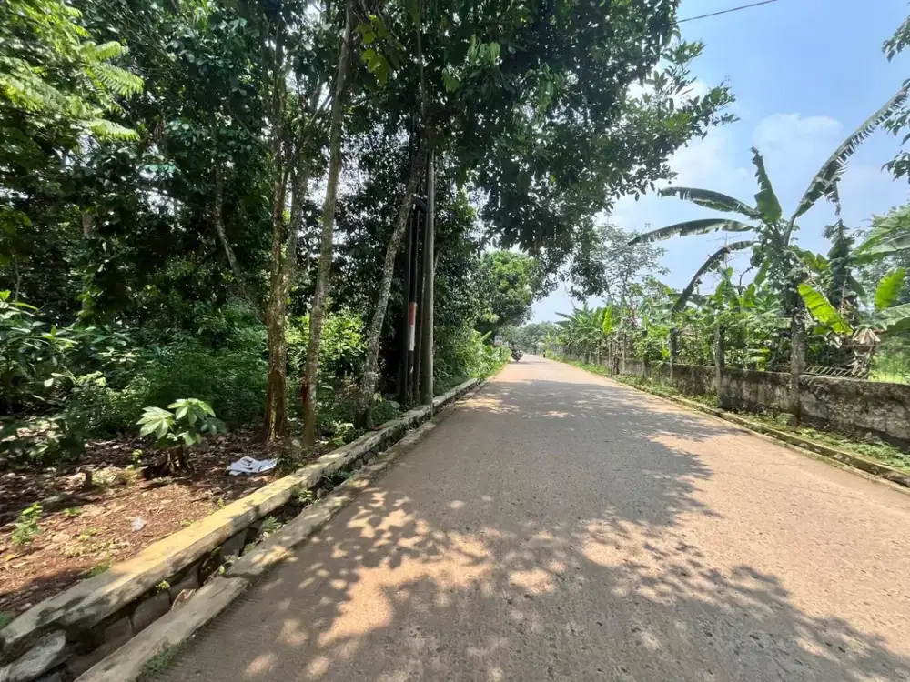 Tanah Cisauk 10 Menit Tol Legok - Pinggir Jalan, Cocok Usaha