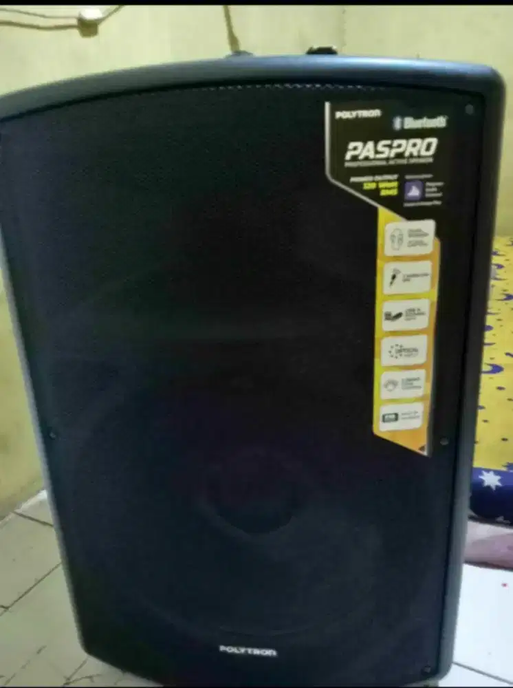 Speaker aktif portabel Polytron paspro 15inch