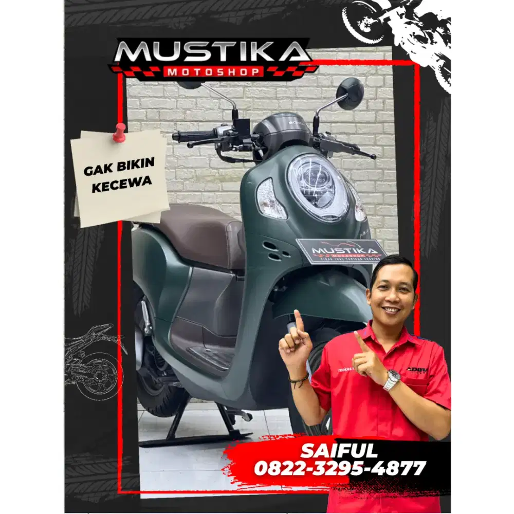 Obral dp500rb murah!!Honda Scoppy keyles 2023 Warna Favorit-Mustika