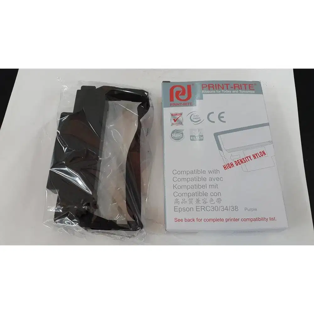 RIBBON CARTRIDGE ERC-38 Ungu merek PRINT-RITE