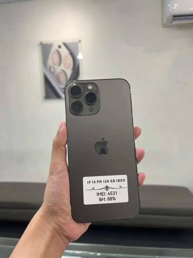 IPHONE 13 PM 128GB ex IBOX fullset terima tuker tambah/kredit
