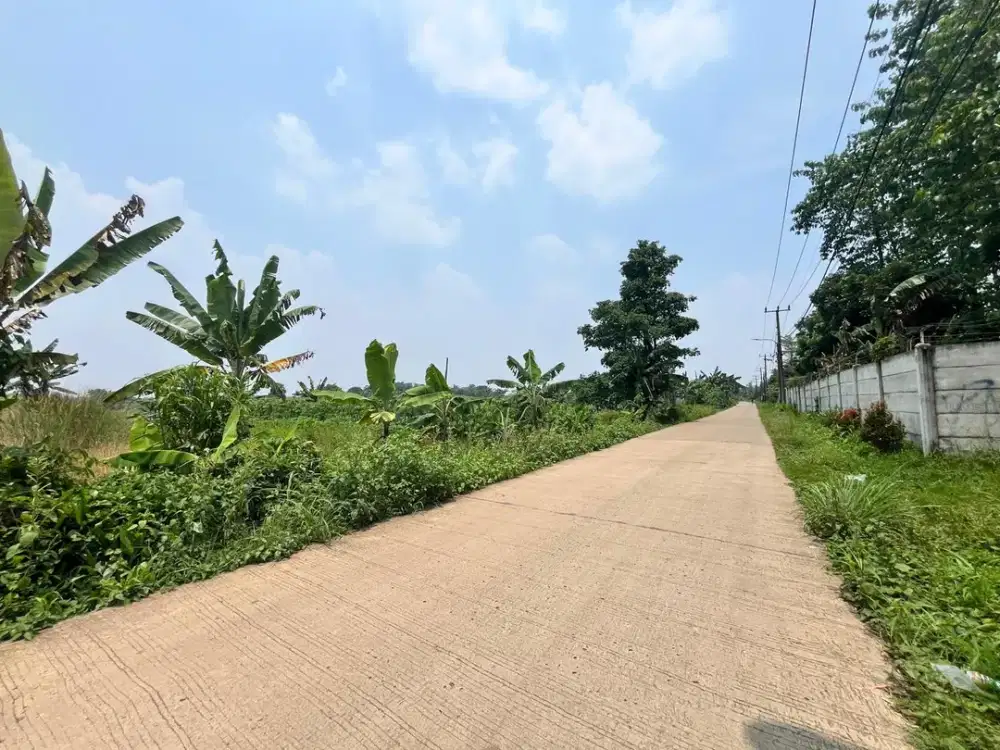 Tanah Cisauk Pinggir Jalan Besar - 10 Menit Tol Legok