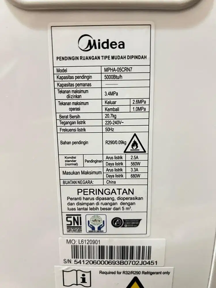 AC Portabel merk Mide