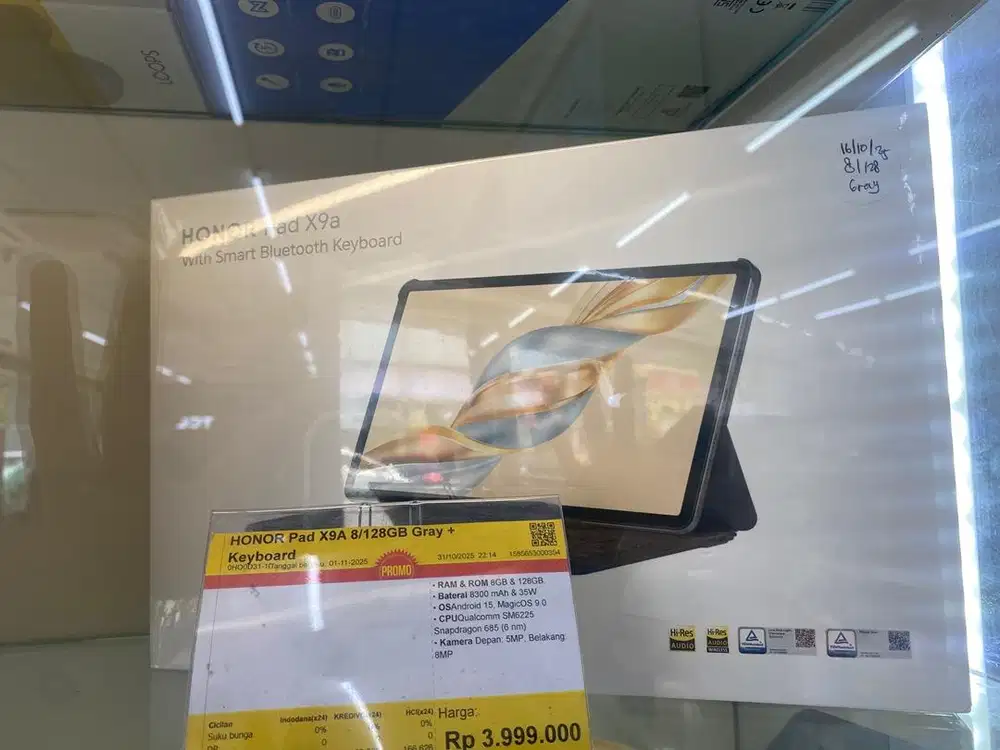 Bisa cicilan HONOR PAD X9A + KEYBOARD PROMO CICILAN BUNGA 0%