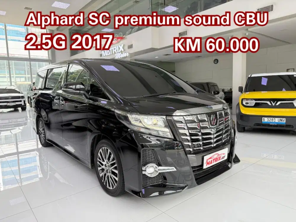 Toyota Alphard SC Premium sound CBU 2.5G 2017  . Alphard g sc 2017