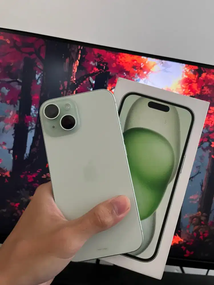IPhone 15 green resmi digimap BH 100% Garansi ON sampai Agustus 2026