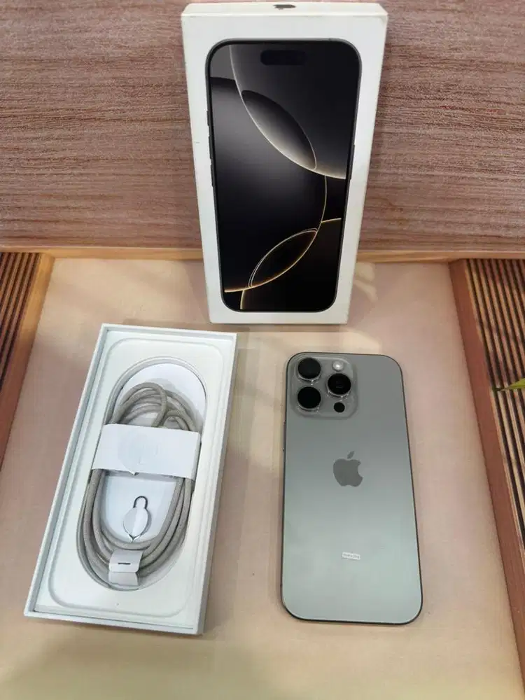 Apple iPhone 16 Pro 256GB Natural Titanium BH 98% Garansi 16/04/2026