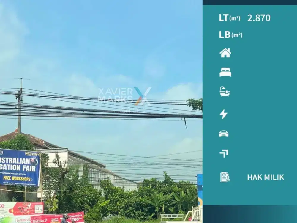 Tanah Strategis Depan Plaza Araya di Panji Suroso Blimbing Malang