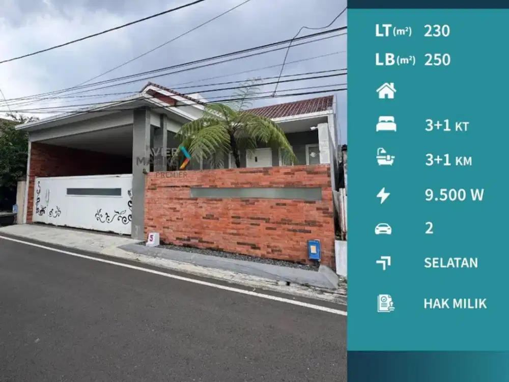 Rumah Daerah Ciliwung Blimbing Malang Terawat Baik