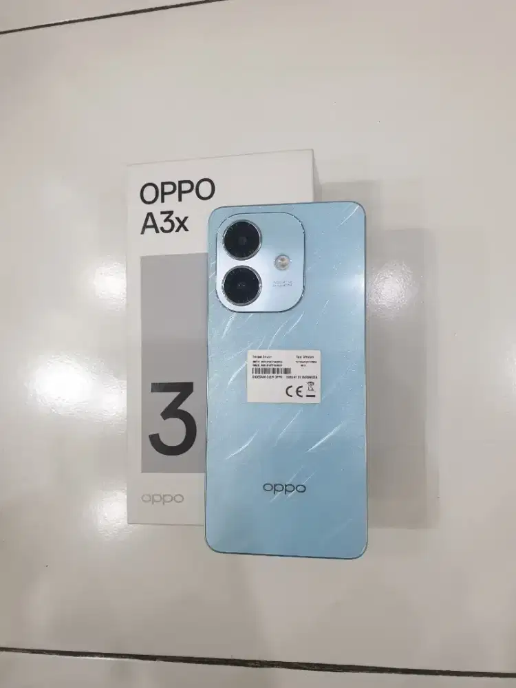 Oppo A3x 4/64 mulus lengkap garansi