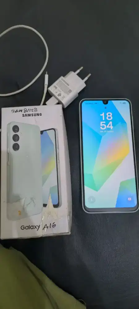 Samsung A16 ram 8 memory 128 bonus charge super fast