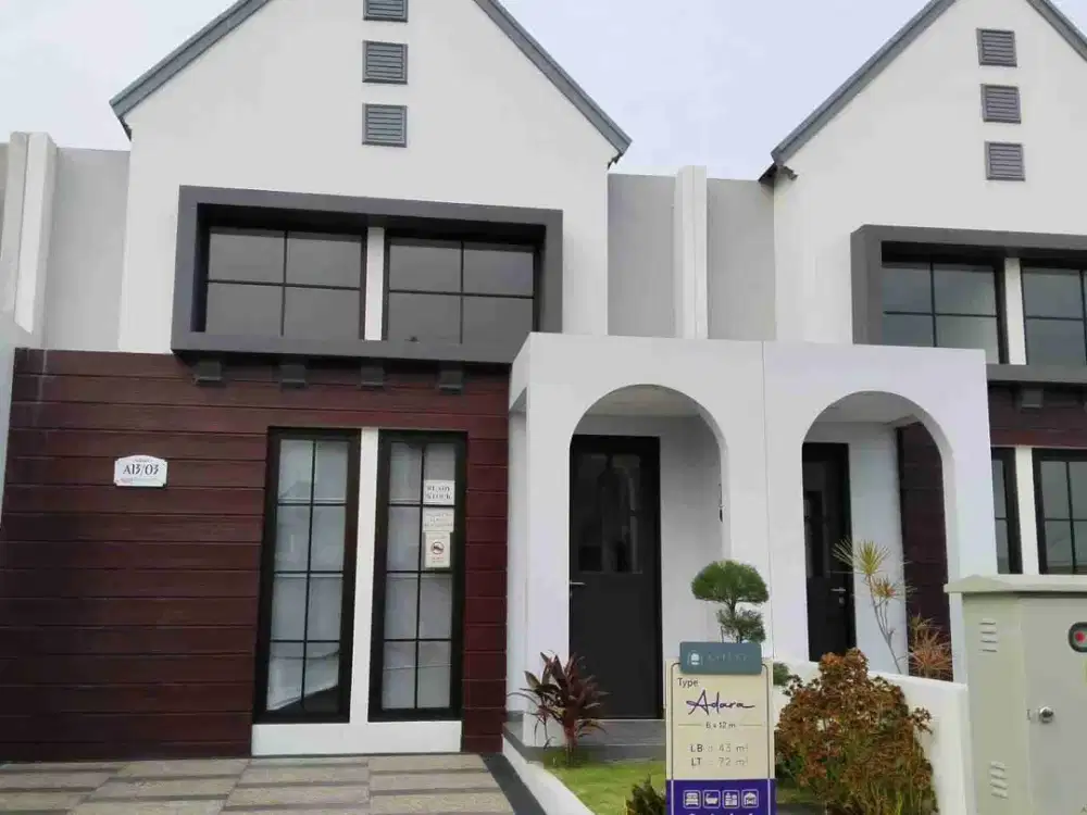 Rumah ready , 1 dan 2 lantai