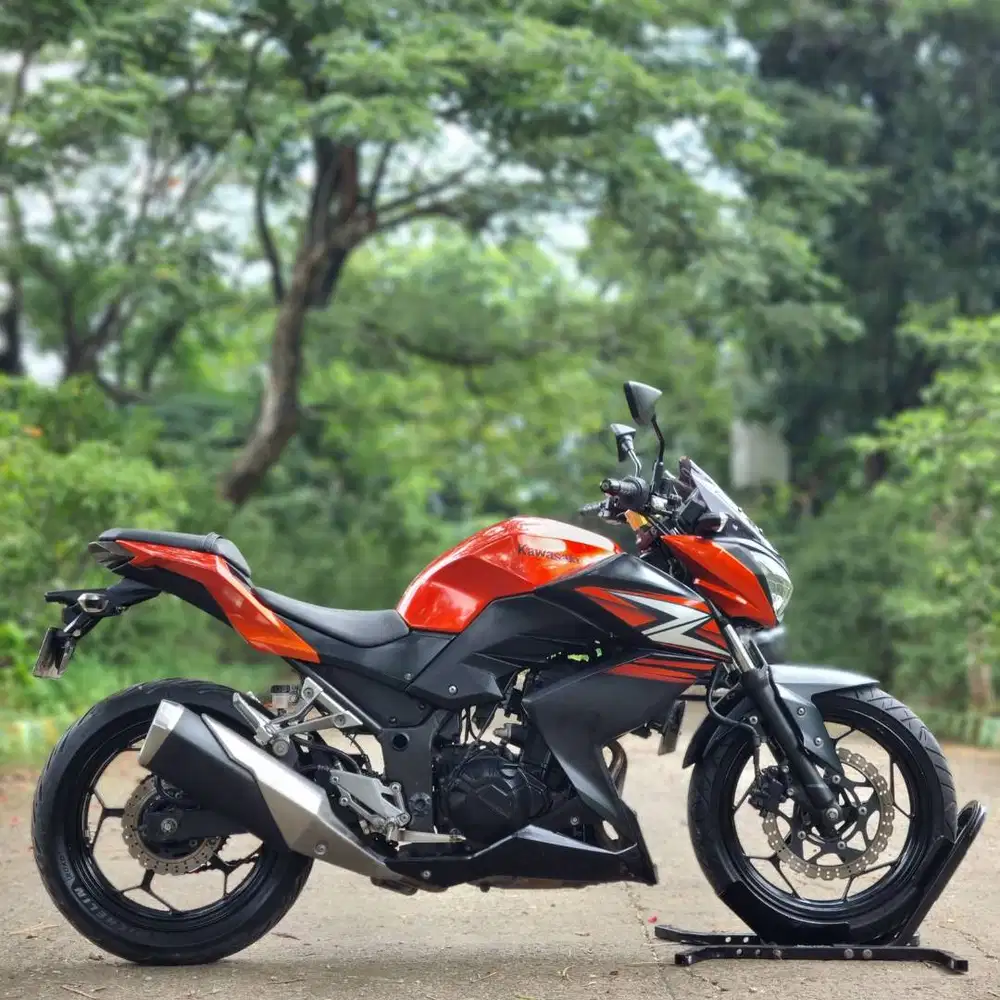 KAWASAKI Z250 FI ORANGE 2014 KM RENDAH SUPER GRESS