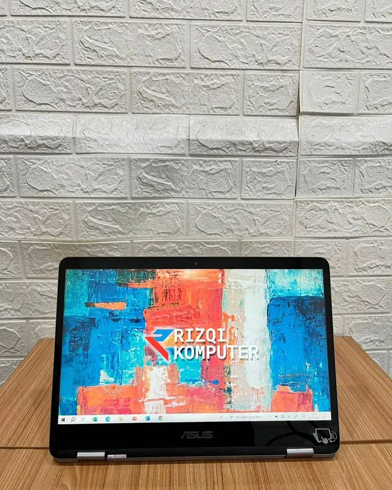 Asus VivoBook TP401MA,Pentium Silver N5030 Ram 4GBSSD 128GB + EMMC 128