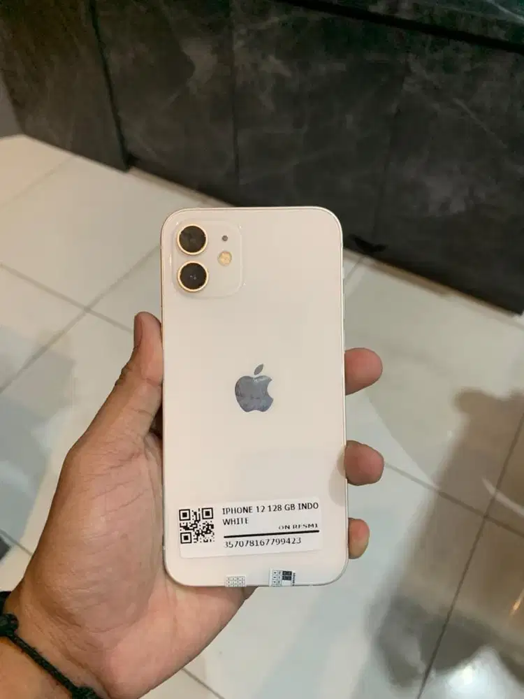 Iphone 12 128 resmi ibx fulset mulus