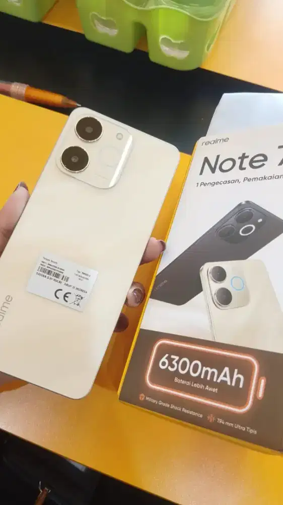 Realme note 70 batre 6300 mah