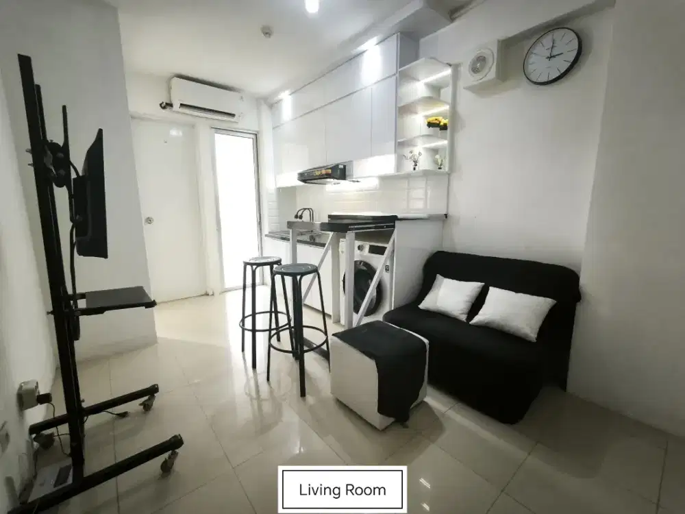 Dijual 2BR Lantai 2 Rendah Apartment Bassura City Tower G Gerranium