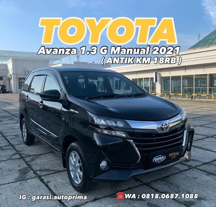 KM18RB Avanza 1.3 G Manual 2021 ANTIK