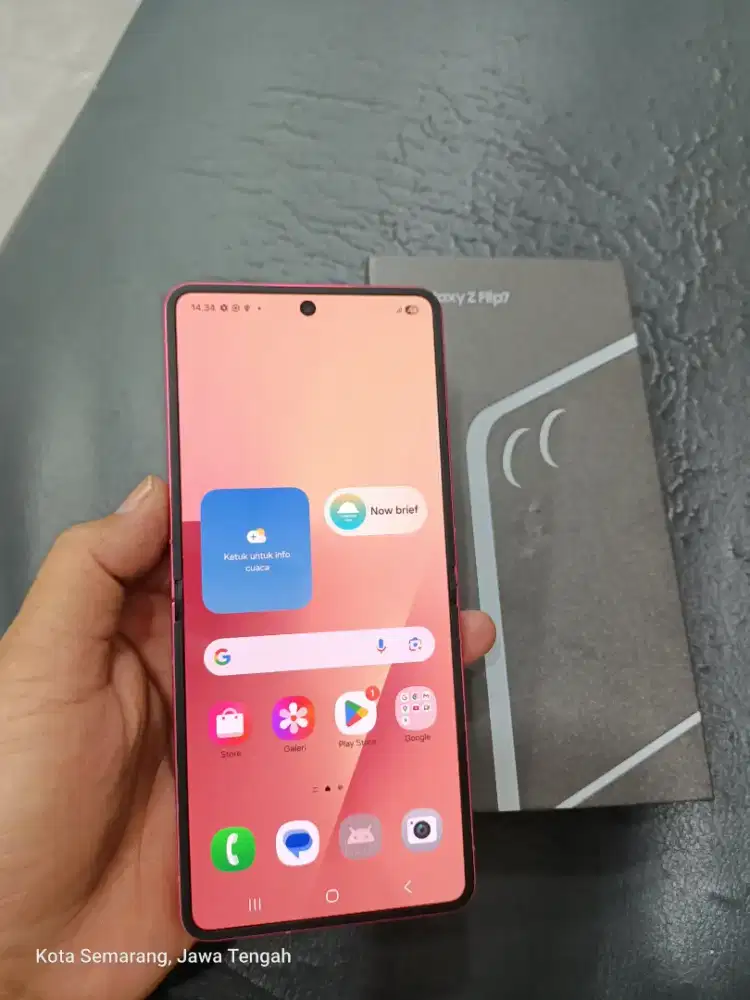 SAMSUNG Z FLIP 7 12/256GB SEIN RESMI SECOND LIKE NEW BERGARANSI
