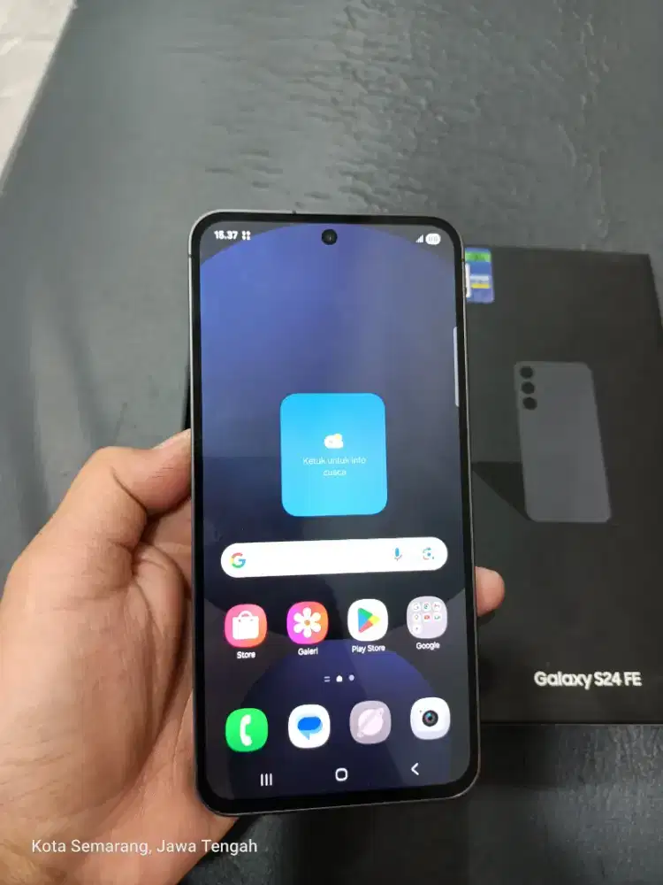 SAMSUNG S24 FE 8/256GB SEIN RESMI SECOND BERGARANSI