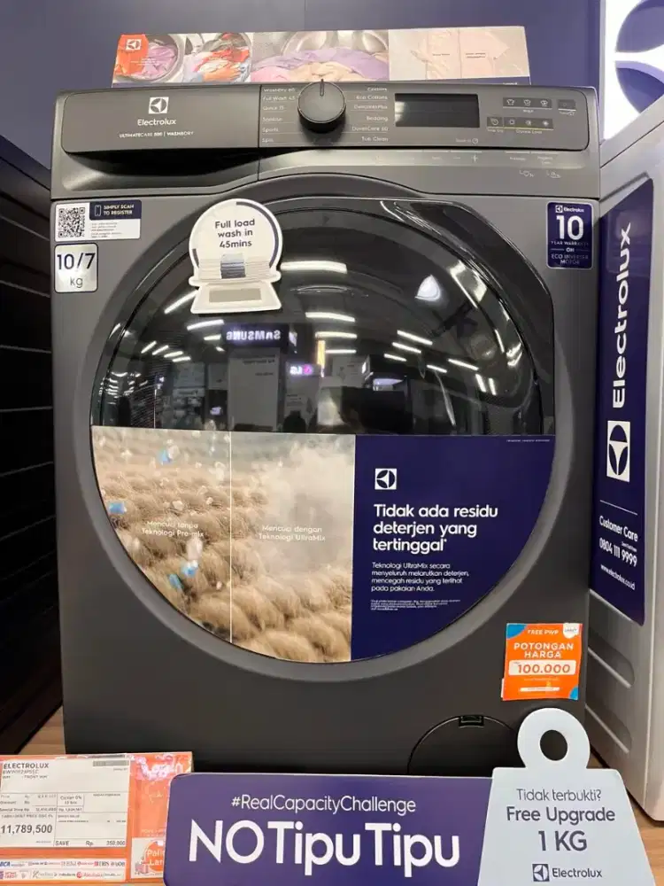 MESIN CUCI SMART INVERTER CICILAN BUNGA 0% PROMO TERBATAS!!