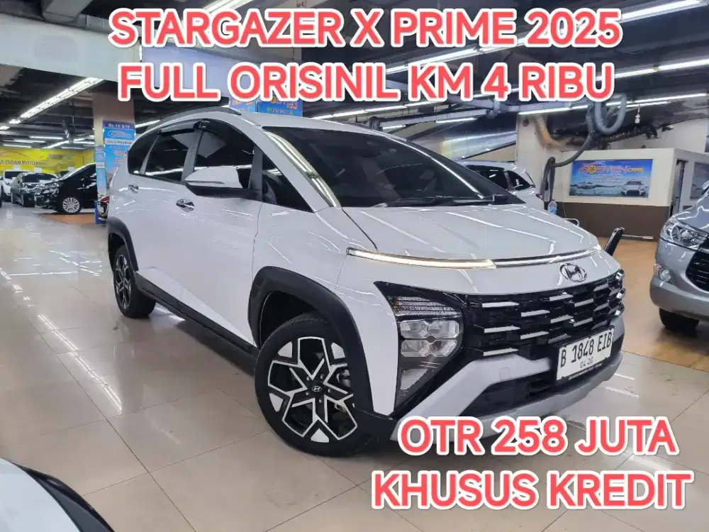 Km 4 ribu HYUNDAI STARGAZERX PRIME AT 2025 KONDISI ISTIMEWA