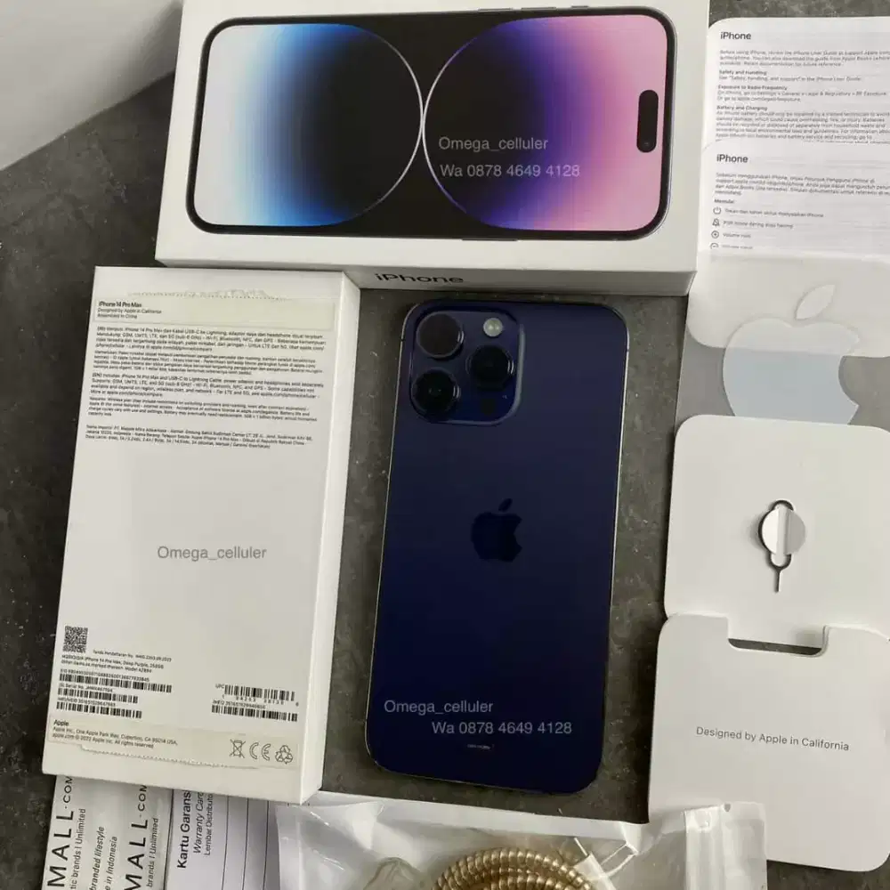 Iphone 14 promax 256gb ibox second