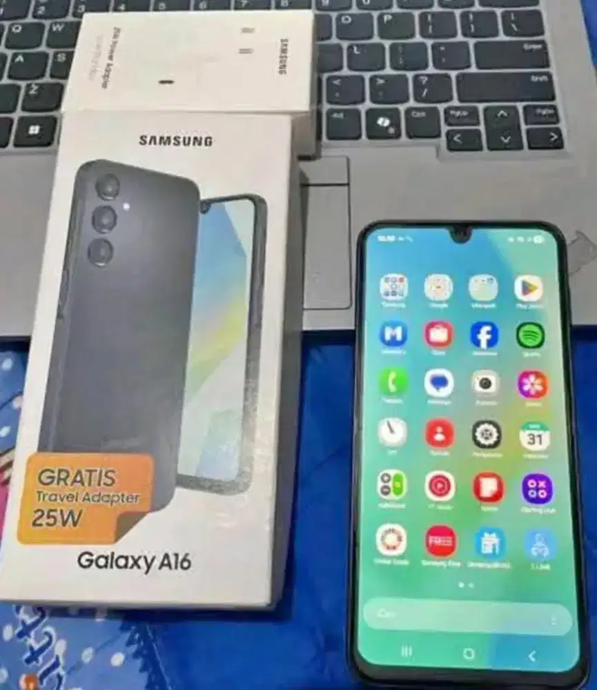 Samsung galaxy a16 ram 8/128 fullset casan ORI