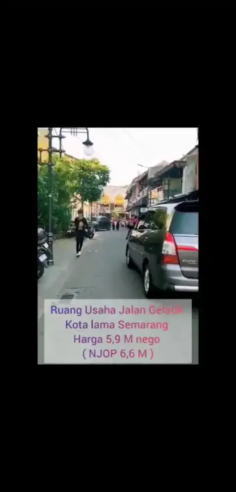 Dijual Tanah bonus Bangunan di Kota Lama Semarang Tengah