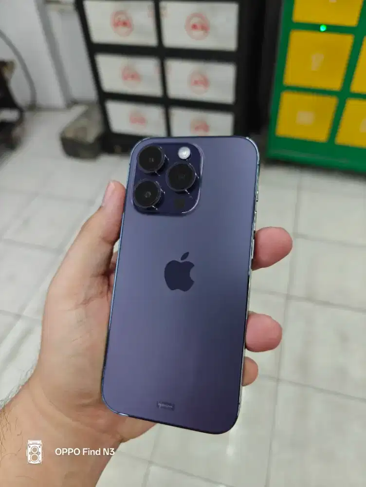 iPhone 14 pro 256gb deep blue exgrs resmi iBox mantap x