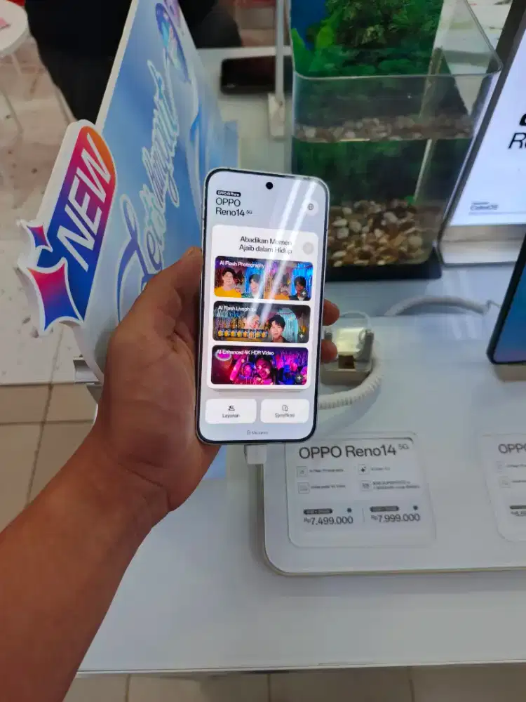 Oppo reno 14 5G di home credit cukup bawa KTP saja