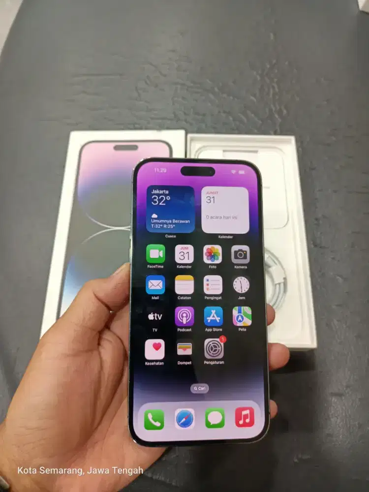 IPHONE 14 PROMAX 128GB IBOX SECOND BERGARANSI