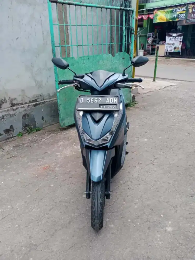 DIJUAL HONDA BEAT DELUXE THN 2021 WARNA BIRU