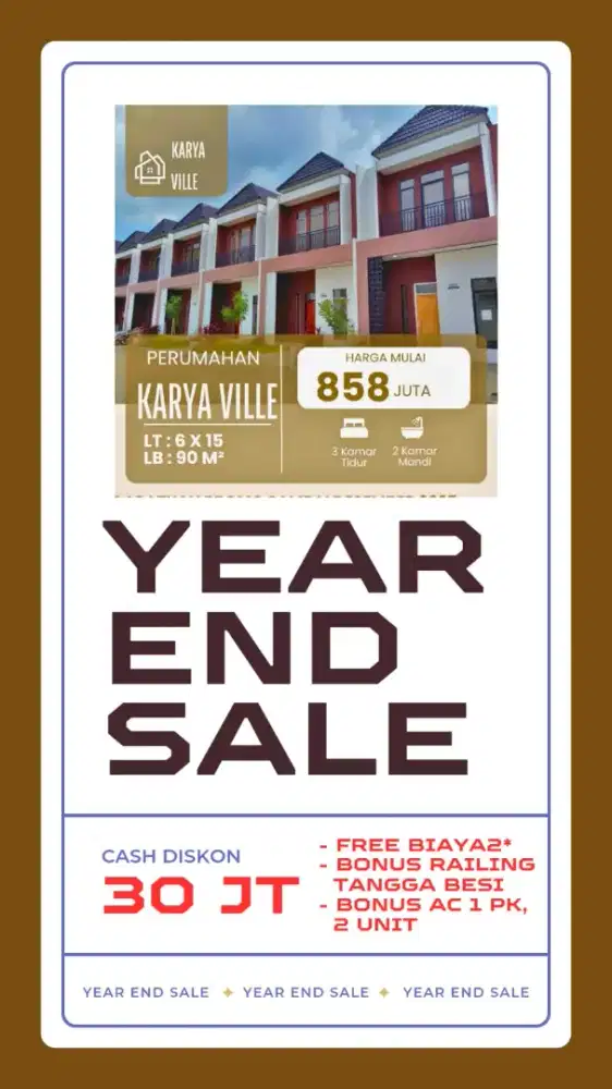 PROMO AKHIR TAHUN RUMAH JOHOR