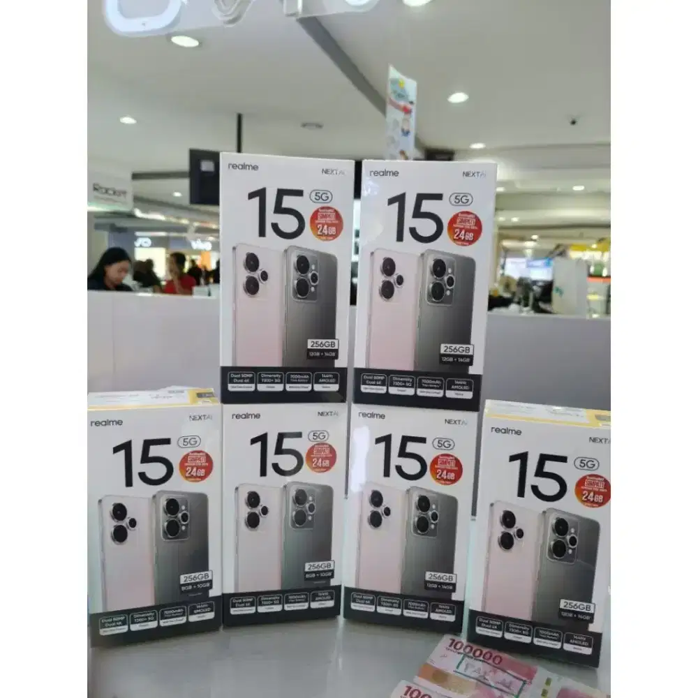 PALING BARU.REALME 15 5G BATERAI 7000.NFC.ANTI AIR IP 68/69.LAYAR 144H