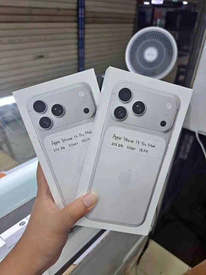Apple IPhone 17 Pro Max 256GB Silver New Segel Garansi IBOX 1 Tahun
