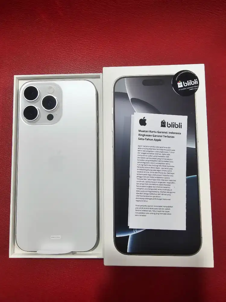 Iphone 16 promax 512gb open box cc 0x garansi full 1 tahun