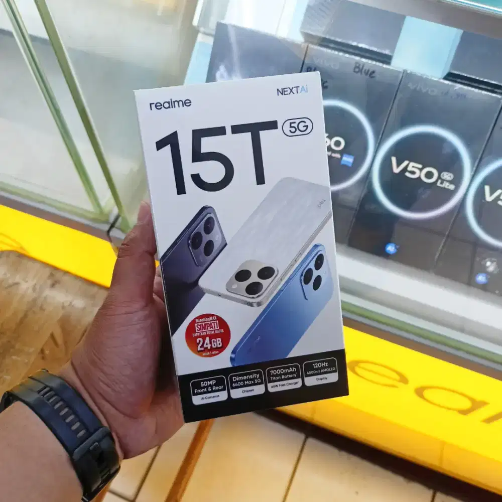 Realme 15T 5G 8/256 8/128 Gb New Baru Murah Garansi Resmi 1 Tahun