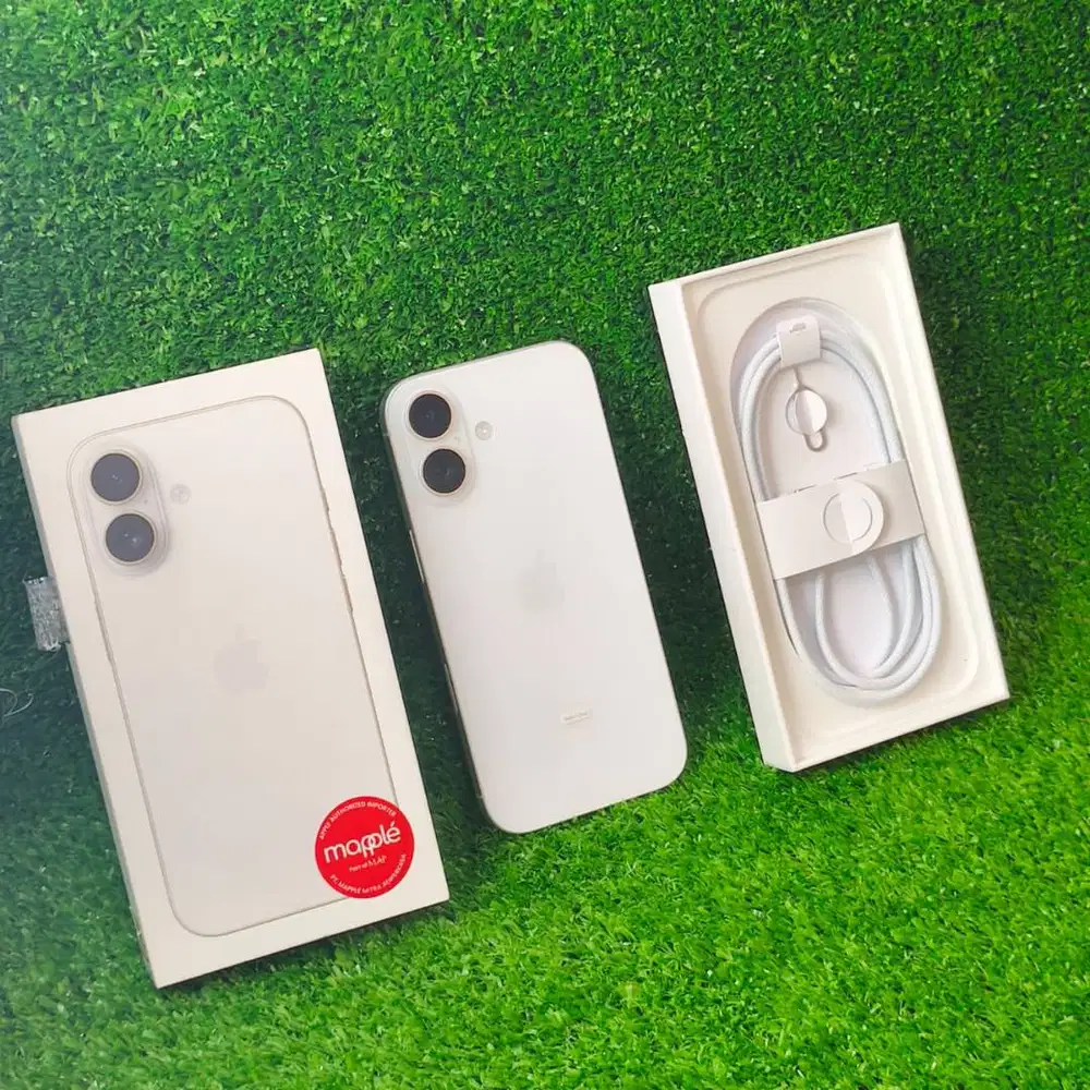 iPhone 17 Basic 256Gb White Kondisi like NEW Dipake ga smpe seminggu