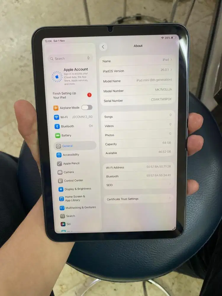 Ipad mini 6 64 wifi only