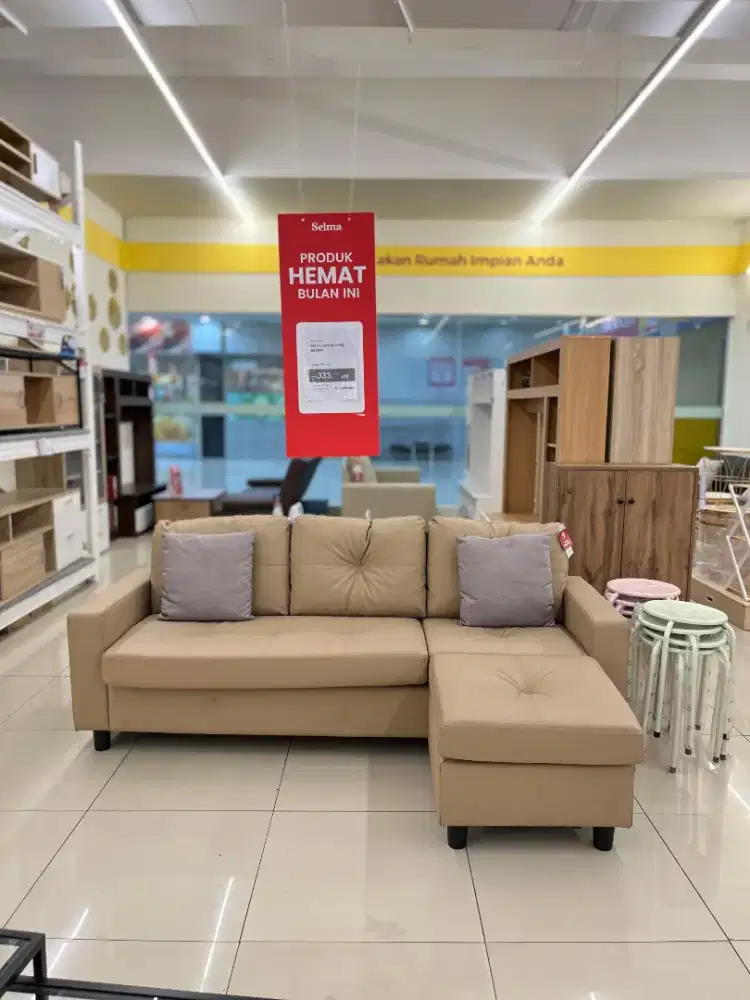 Sofa Sudut 3 seater murah