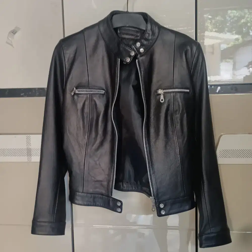 Jaket Kulit Asli Cocok Anak SMP/SMA Sz S