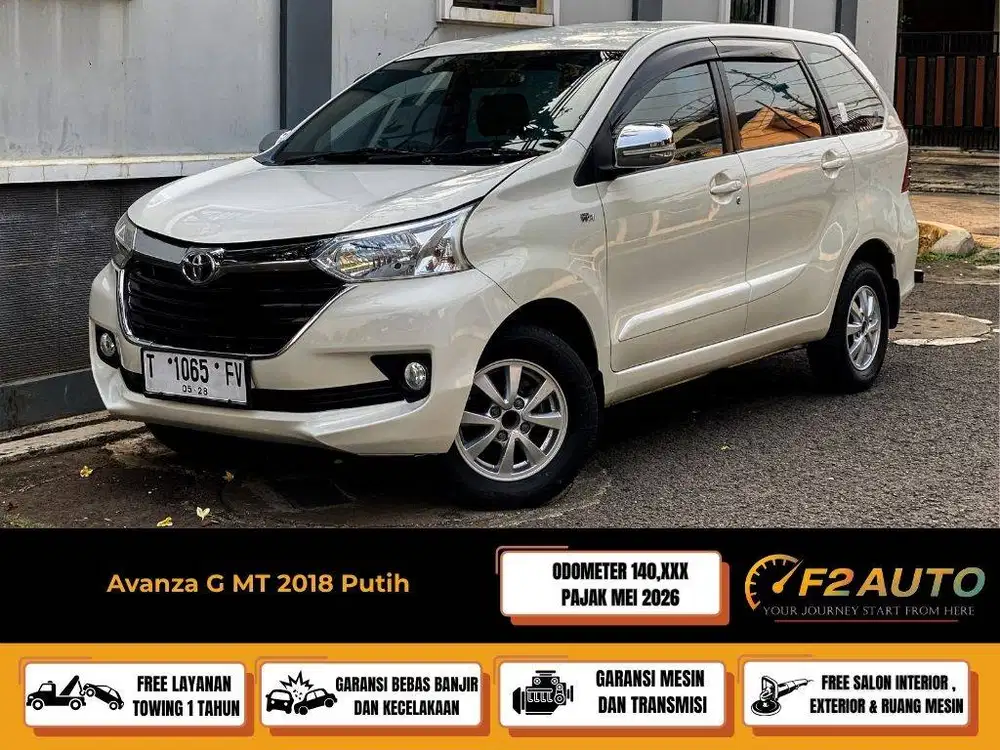 Toyota Avanza G MT 2018 Putih