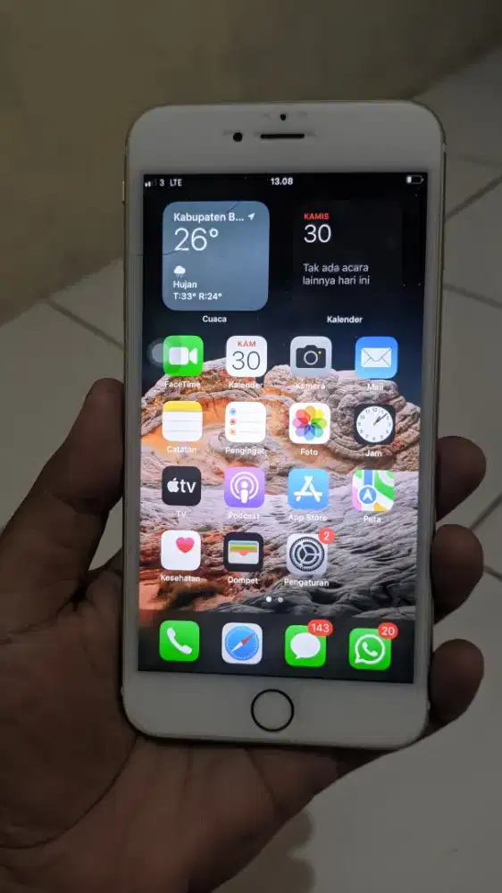 Iphone 6s plus 32GB PA/A IBOX resmi fulset adapter ORI bawaan