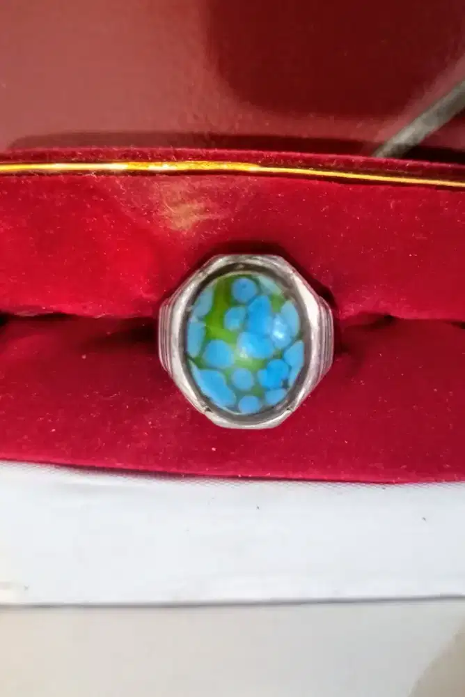 Cincin batu akik pirus