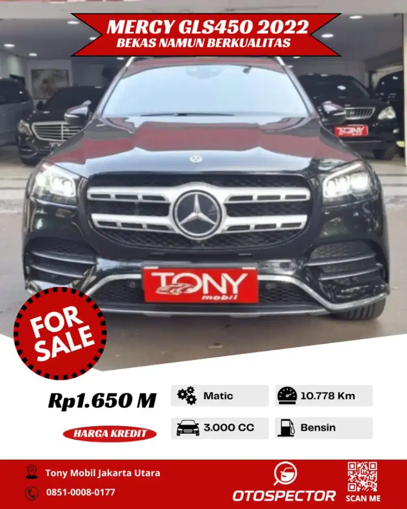 Mercedes Benz GLS450 AMG 2022 Hitam