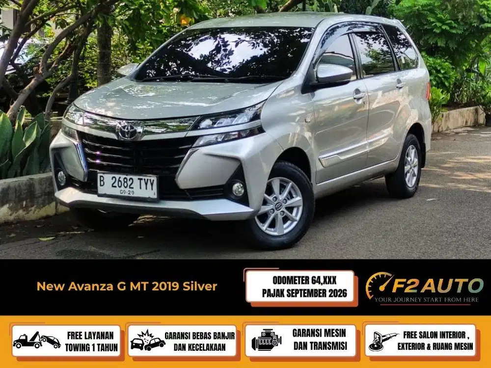 Toyota New Avanza G MT 2019 Silver Facelift