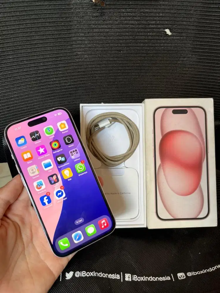 •IPHONE 15 128GB IBOX PINK
