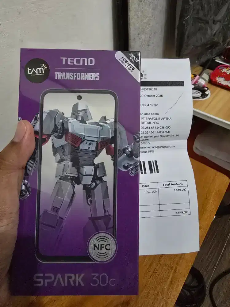 Tecno Spark 30C 8/256 BNIB TAM